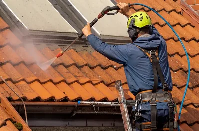 Démoussage et hydrofuge de toiture à Jauldes